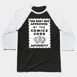 Comics Code Baseball T-Shirt